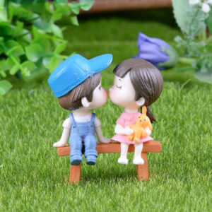 Cute Stool Couple Doll
